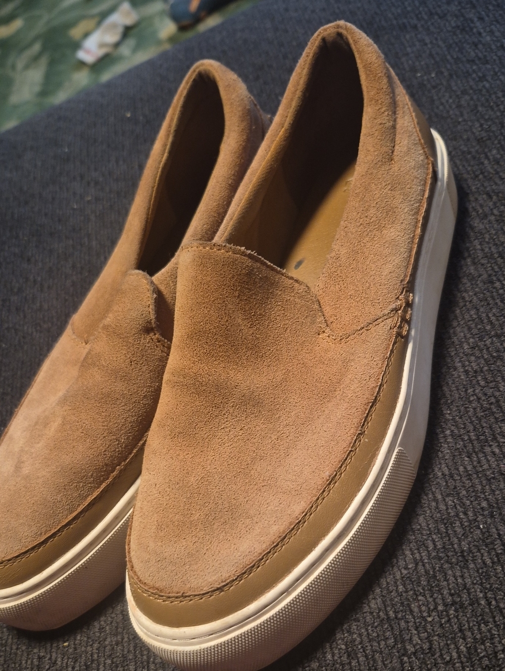 UGG Women's Chestnut Suede Slip-On Loafers